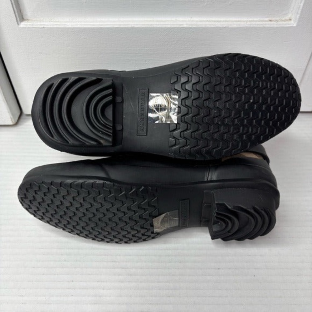 New BURBERRY Riddlestone Wrap Rain Booties Size 5 - Picture 6 of 7